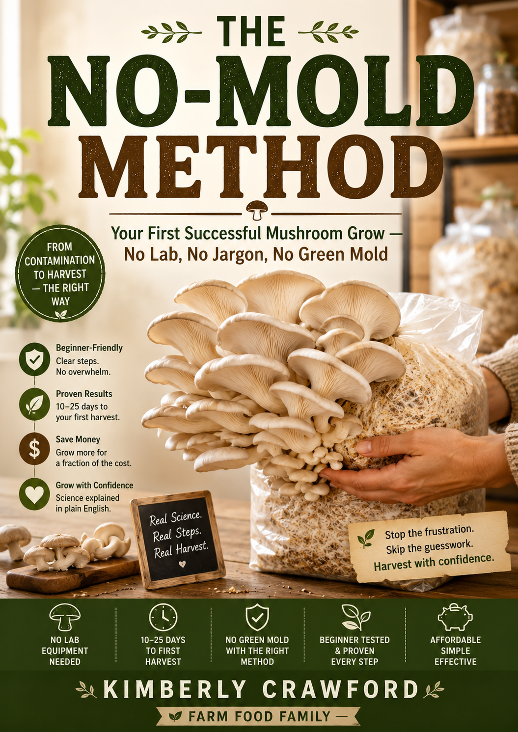 The No-Mold Method — Grow Your First Clean Batch of Oyster Mushrooms