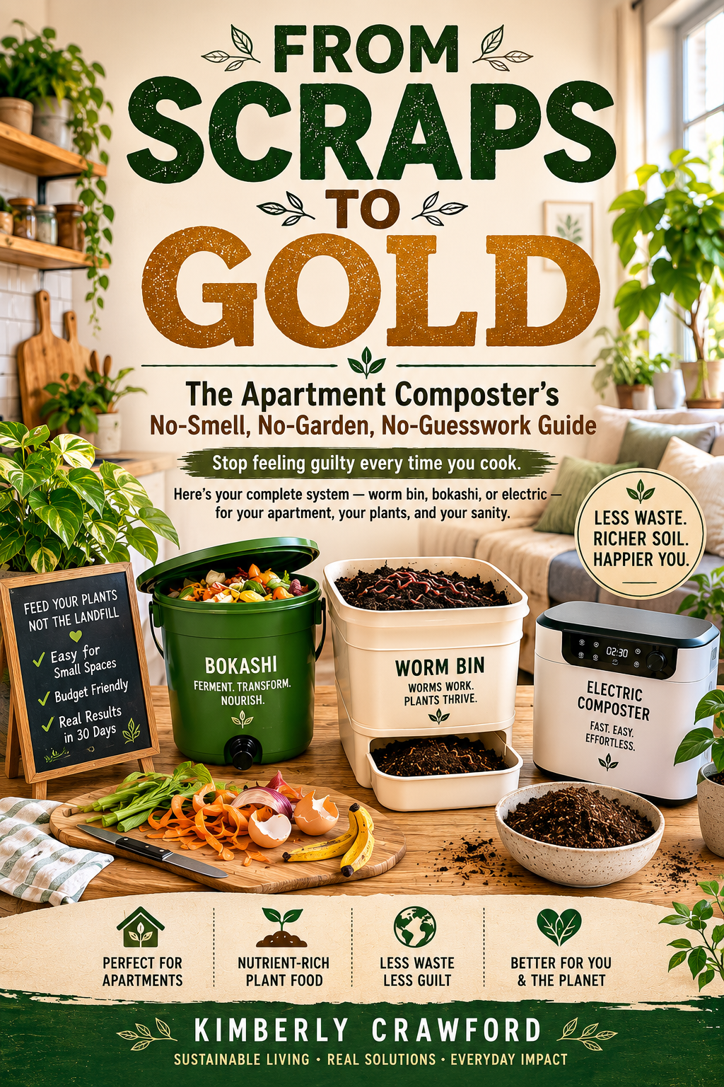 From Scraps to Gold — Apartment Composting With No Yard Required