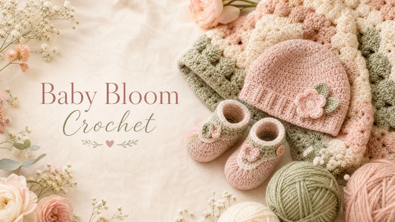 Baby Bloom Crochet Cover