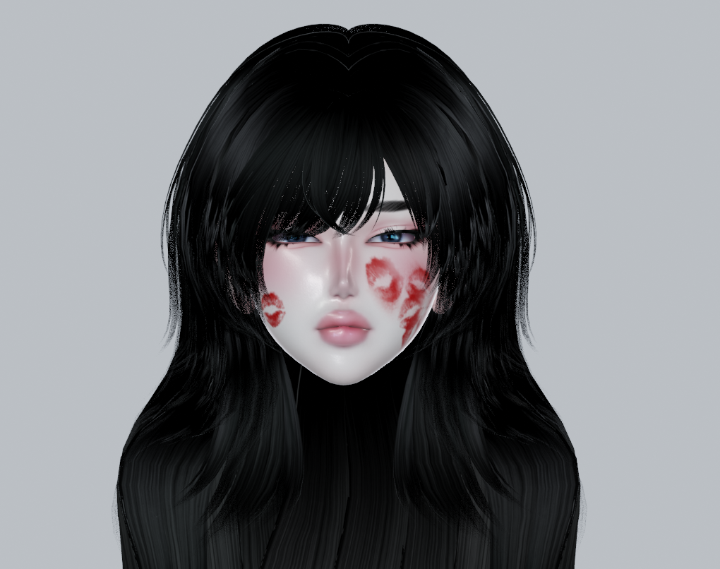 Kisses Tattoo | AmeliaHead | E-Girl Body Base