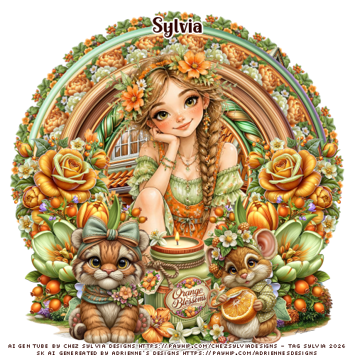 Spring Girl Tag