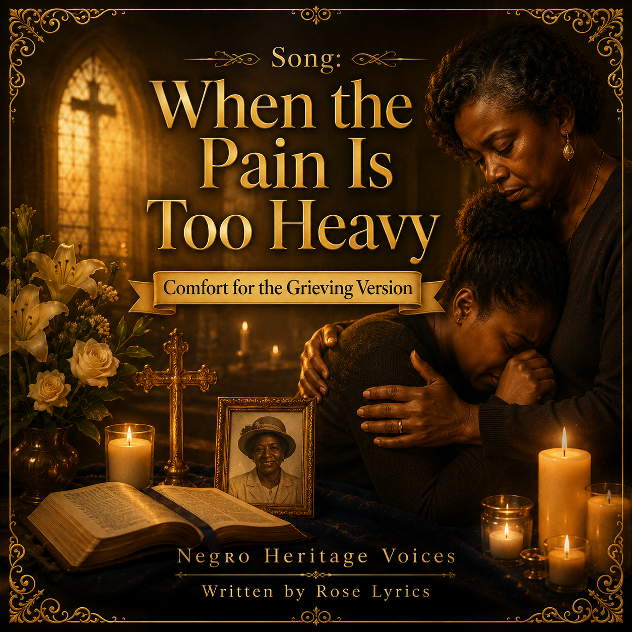 When the Pain Is Too Heavy Comfort for the Grieving Version cover by Negro Heritage Voices
