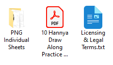 Printable female Hannya tattoo reference page with finished artwork and faded drawing guide