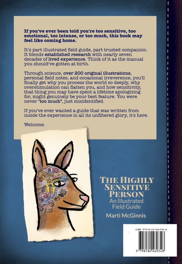 back cover the The HSP Illustrated Guide book