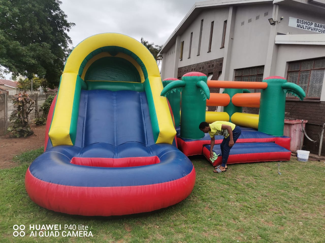 Jumping Castle with a slide and a pool  Durban Jumping Castle hire