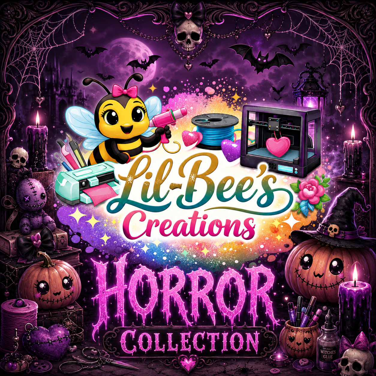 3D Print Horror Figurines Lil-Bee's Creations