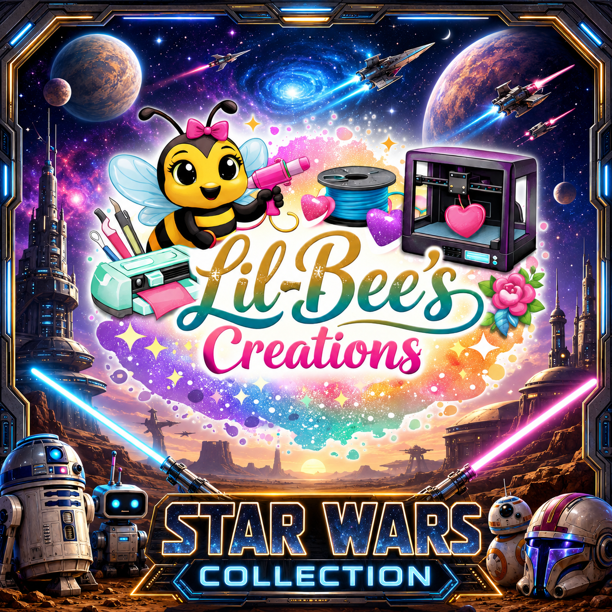 3D Print Star Wars Figurines Lil-Bee's Creations