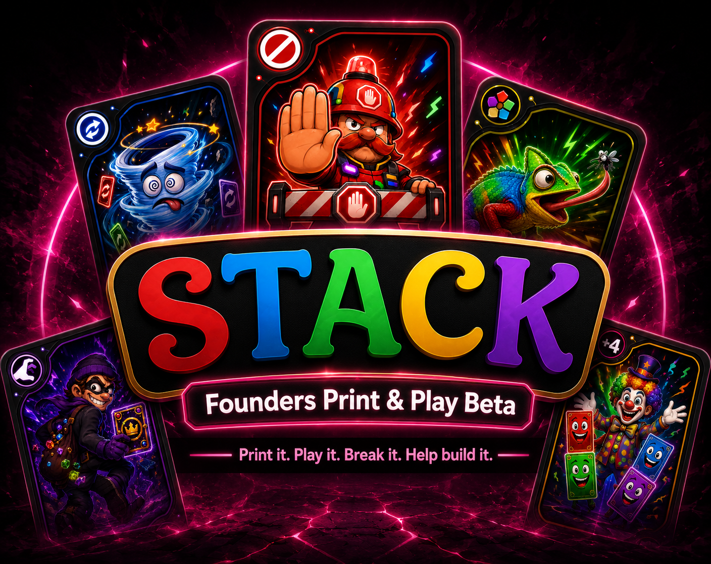 STACK - Strategic Print & Play Card Game