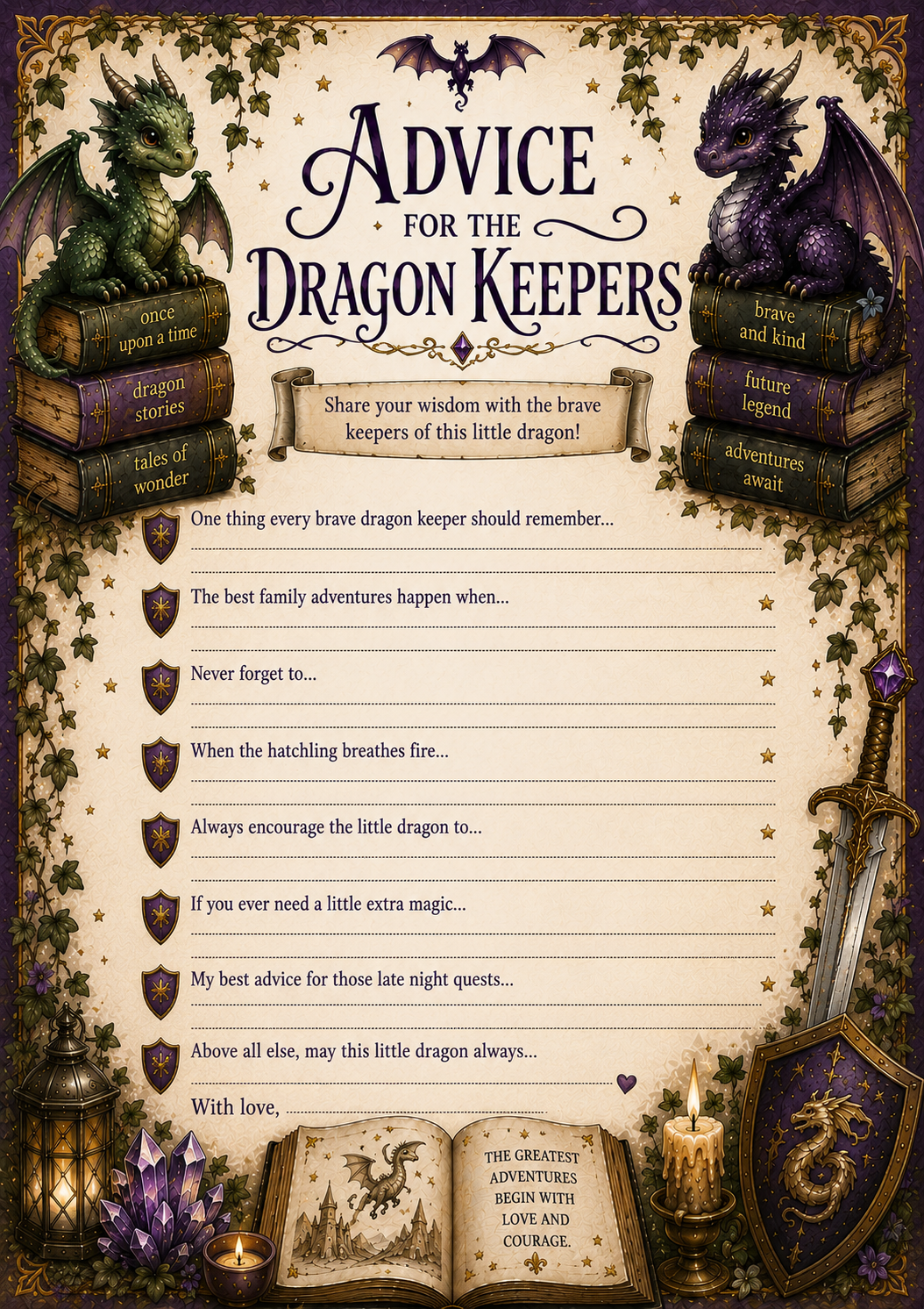 dragon baby shower welcome sign printable royal proclamation baby shower sign dragon baby shower games printable dragon themed baby shower bundle fantasy baby shower activities dragon keeper baby shower games storybook baby shower printable magical baby s