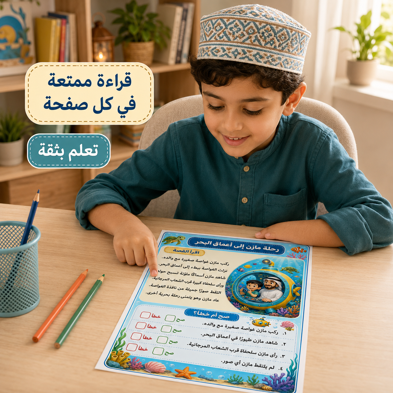20 نشاطًا ممتعًا لتنمية القراءة والفهم لدى الأطفال