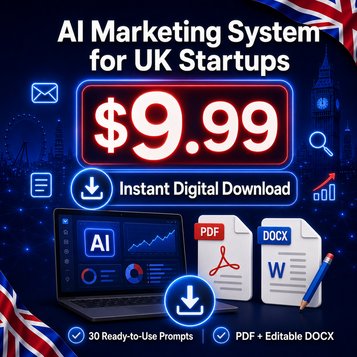30 ChatGPT Marketing Prompts for UK Startups & Small Businesses