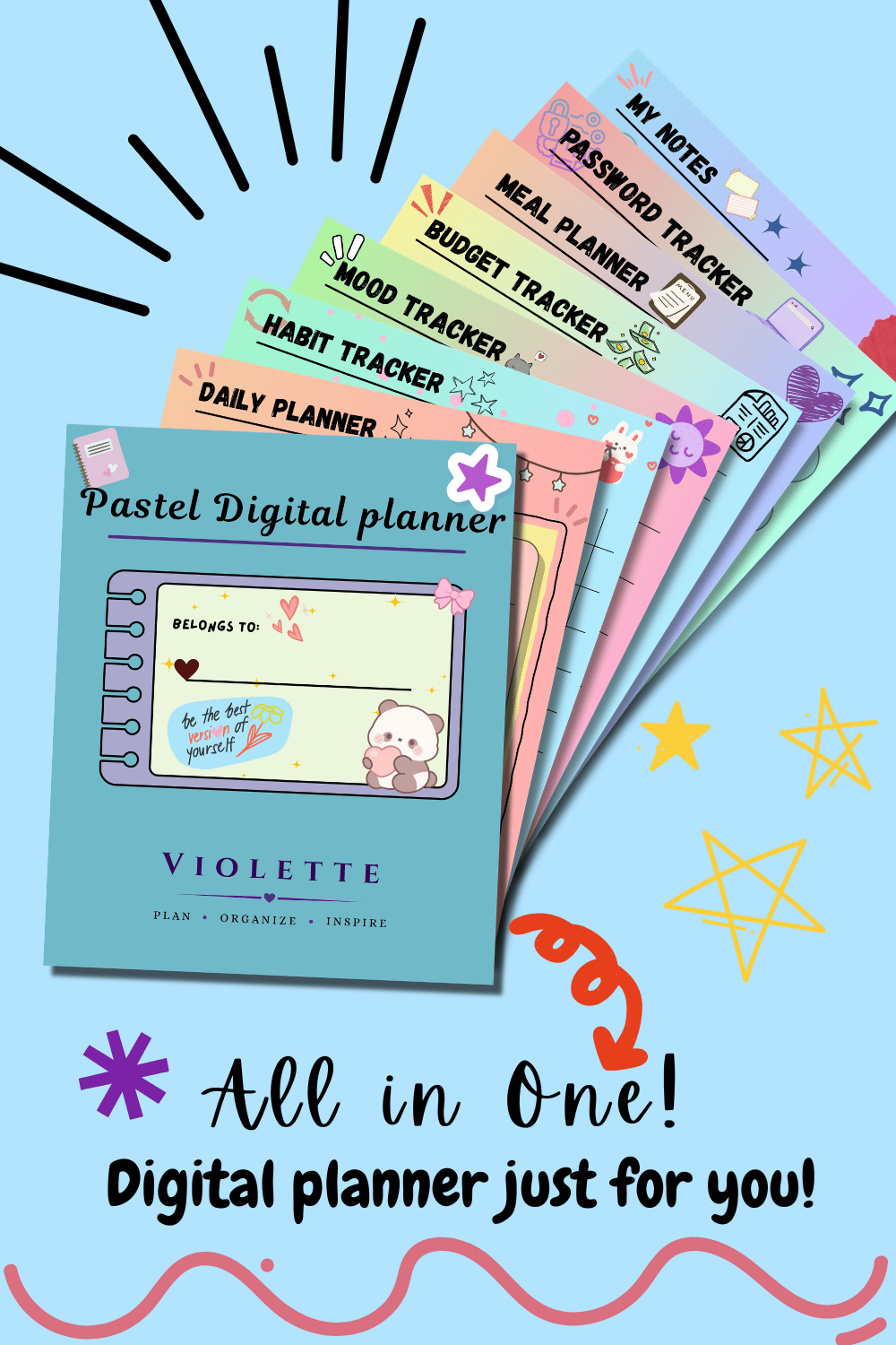 All-in-one digital planner