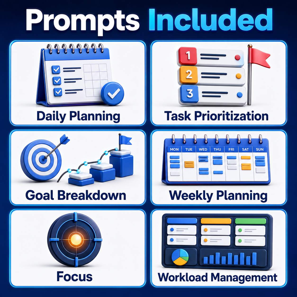 AI To-Do List Planner | 12 ChatGPT Prompts for Clear Daily Priorities