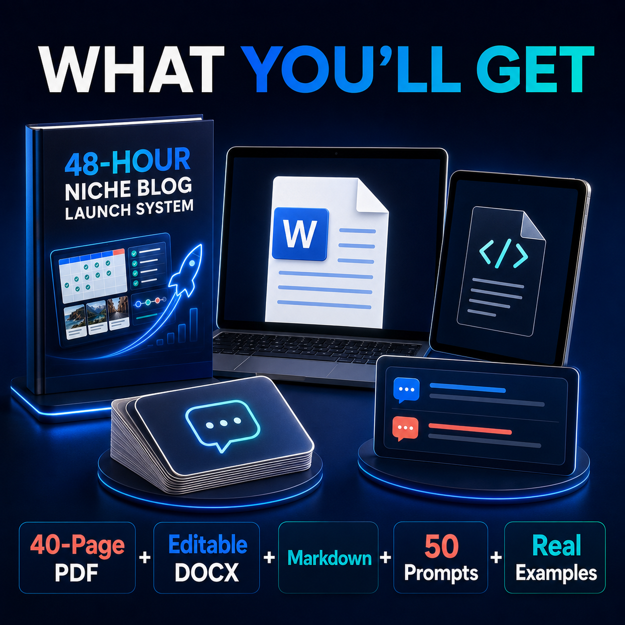 Launch a Profitable Niche Blog in 48 Hours – 50 ChatGPT Prompts