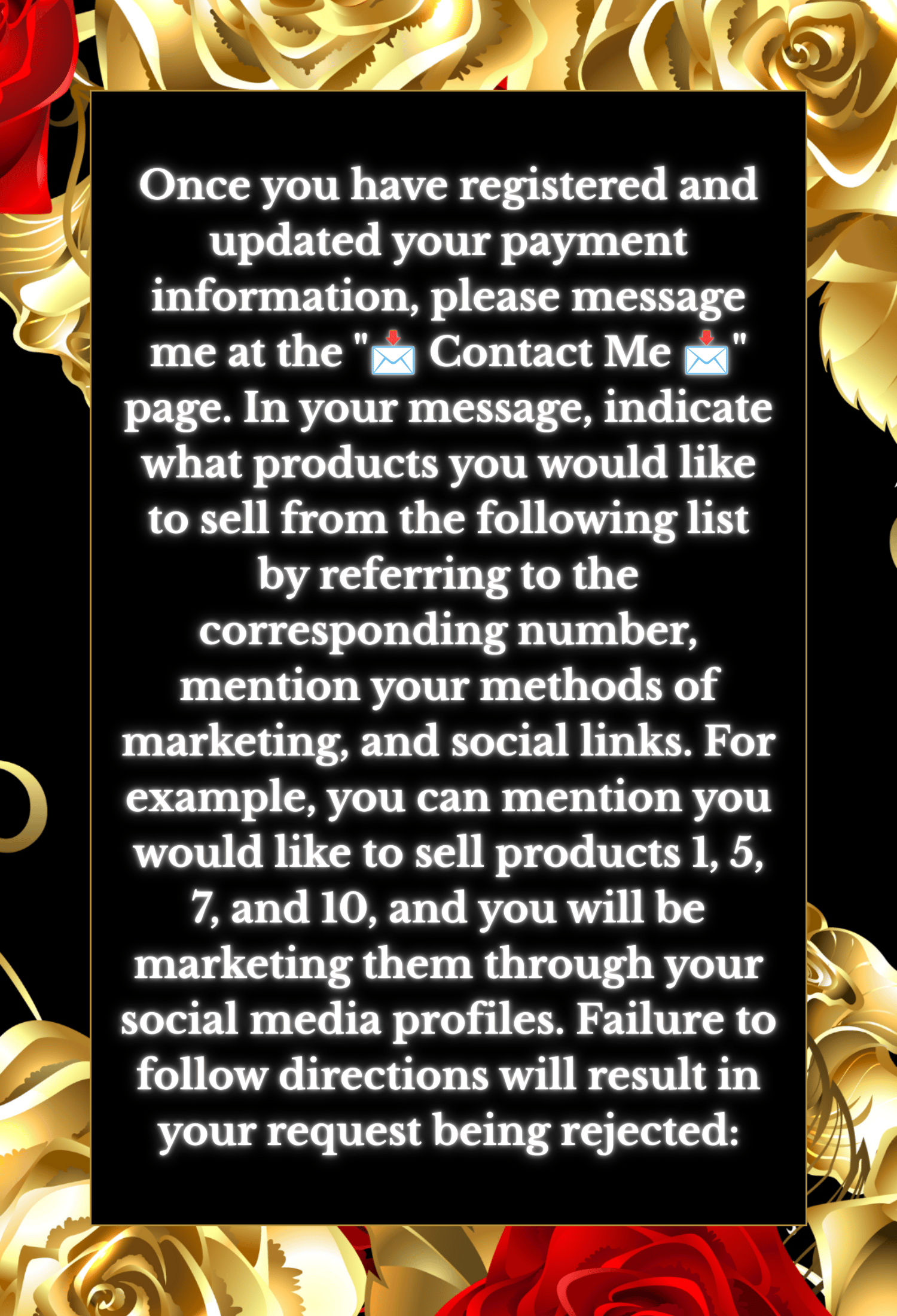 Information regarding how to become Erin Nevers's affiliate.