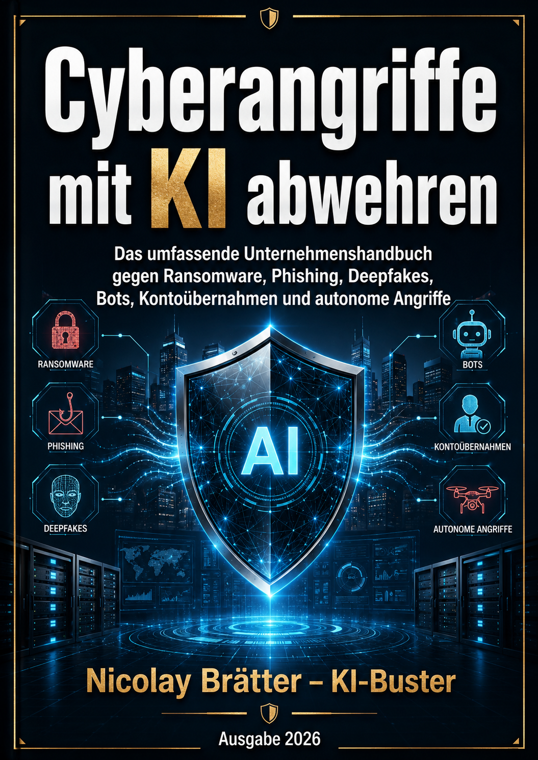 Cover von Cyberangriffe mit KI abwehren
