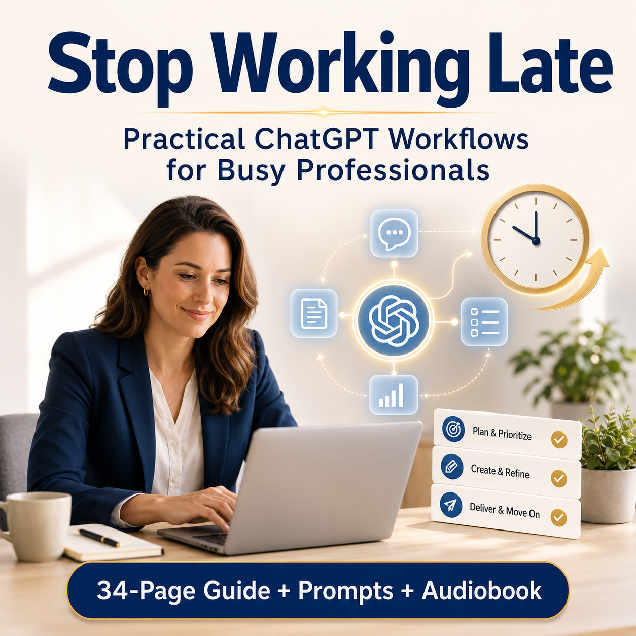 Stop Working Late: Practical ChatGPT Workflows for Busy Professionals
