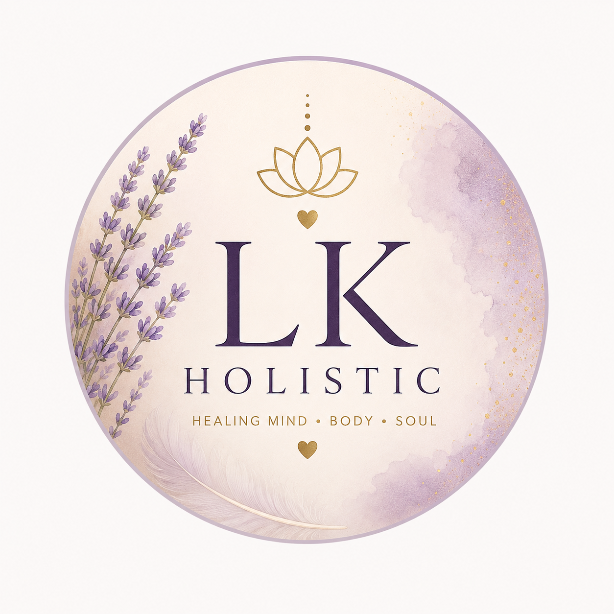 LK Holistic logo – Energy healing, guided meditations, Reiki, shamanic healing and spiritual wellbeing.