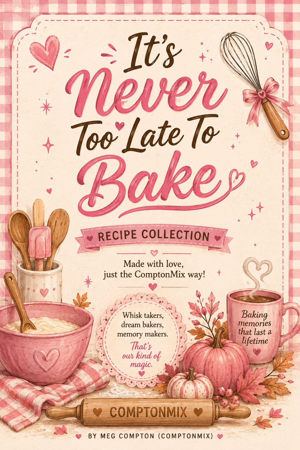 "Easy summer baking recipes ebook cover by ComptonMix"
