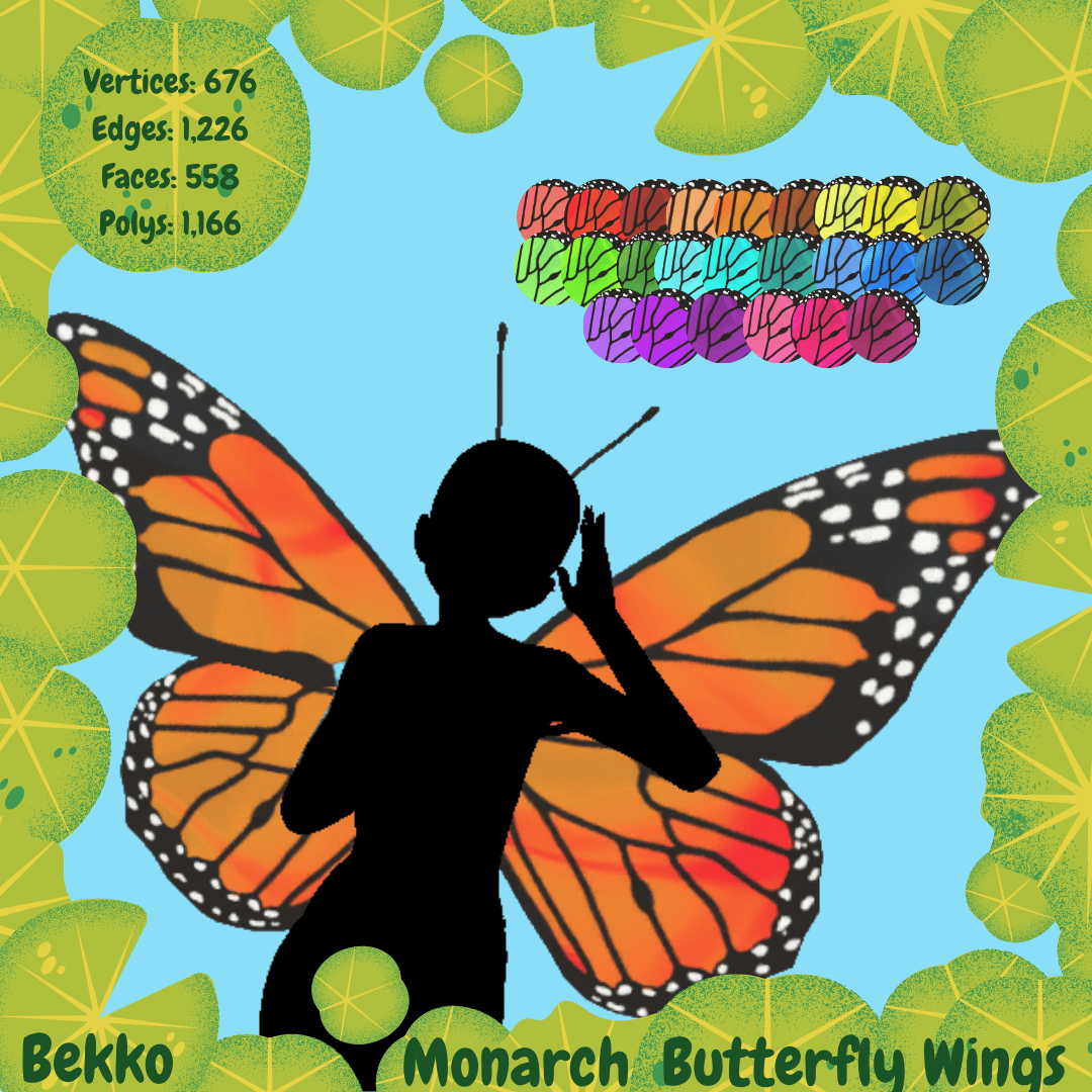 Monarch Butterfly Wings (Charity Asset)