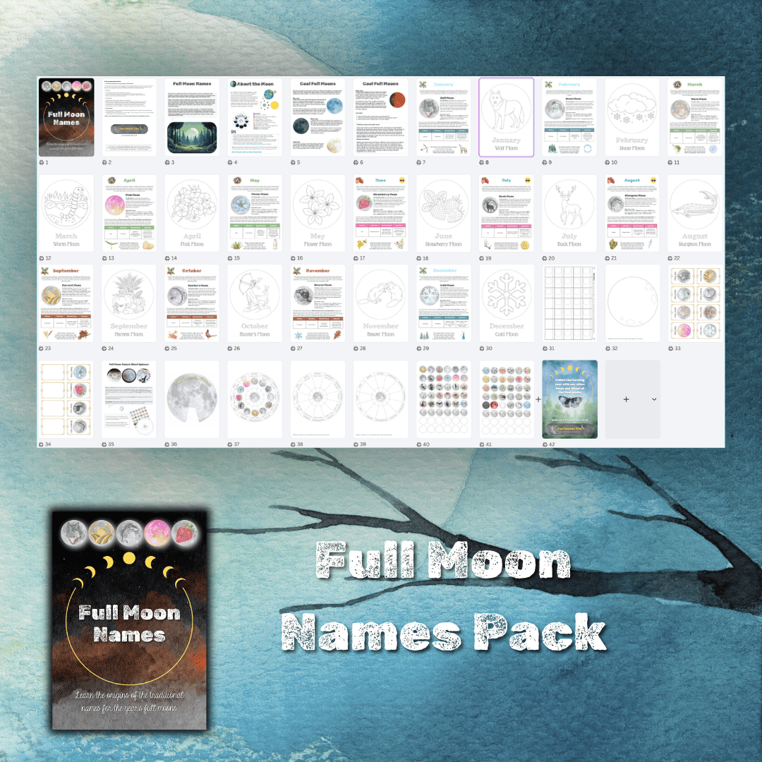 Full Moon Names Pack | Learn the Origins of the Year’s Full Moons