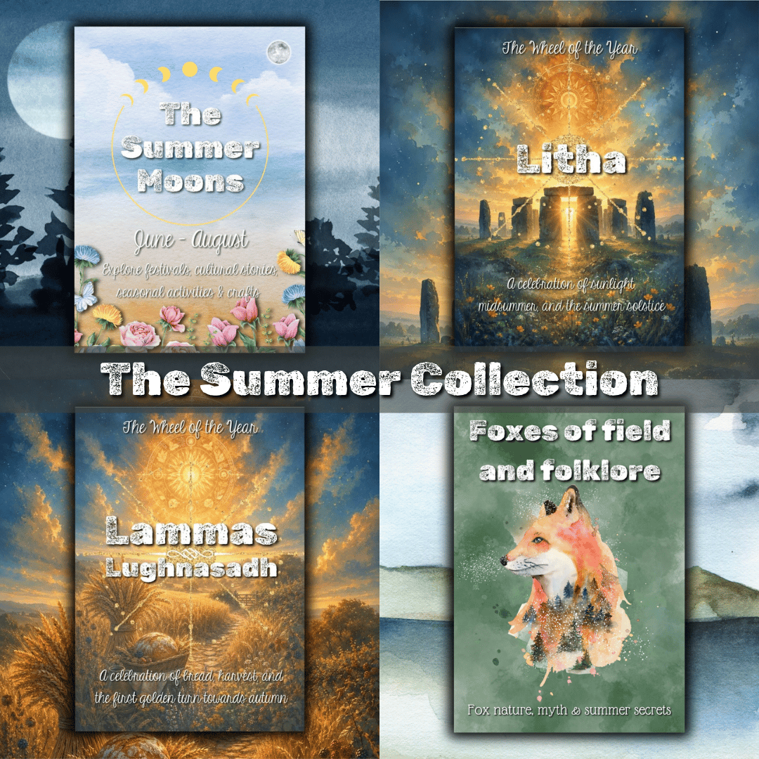 The Summer Collection | Printable wheel of the year and moon study resources