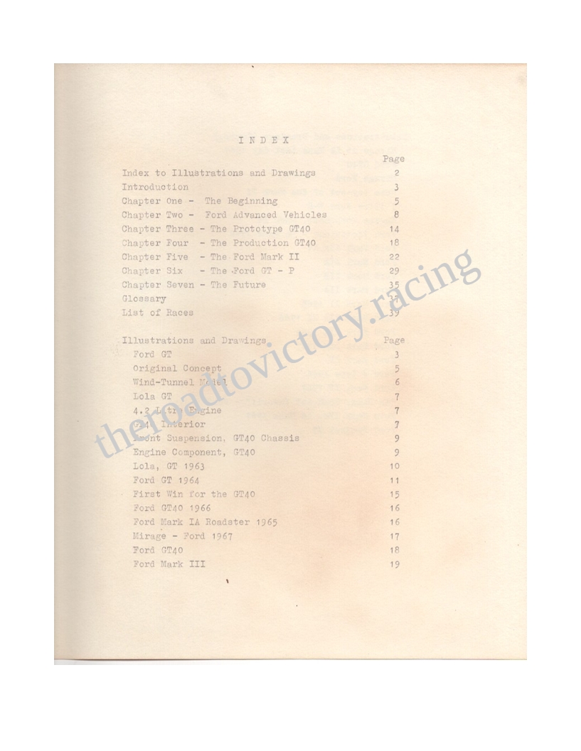 The Road to Victory book Index