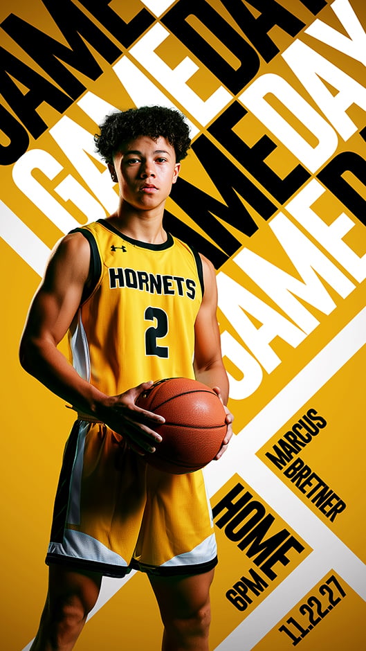 All Out, Media Kit, Game Day Graphics, Sports Design, Template, Digital Background, Athletes, School Art, Announcements, Social Media Posts