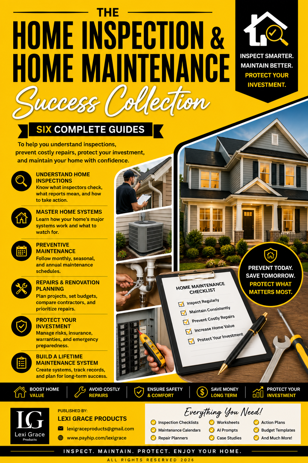 Most homeowners find out what's wrong with their house the expensive way — after a leak becomes a flood, or a small roof issue becomes a full replacement. Understanding what your home's systems actually need, and catching problems while they're still smal