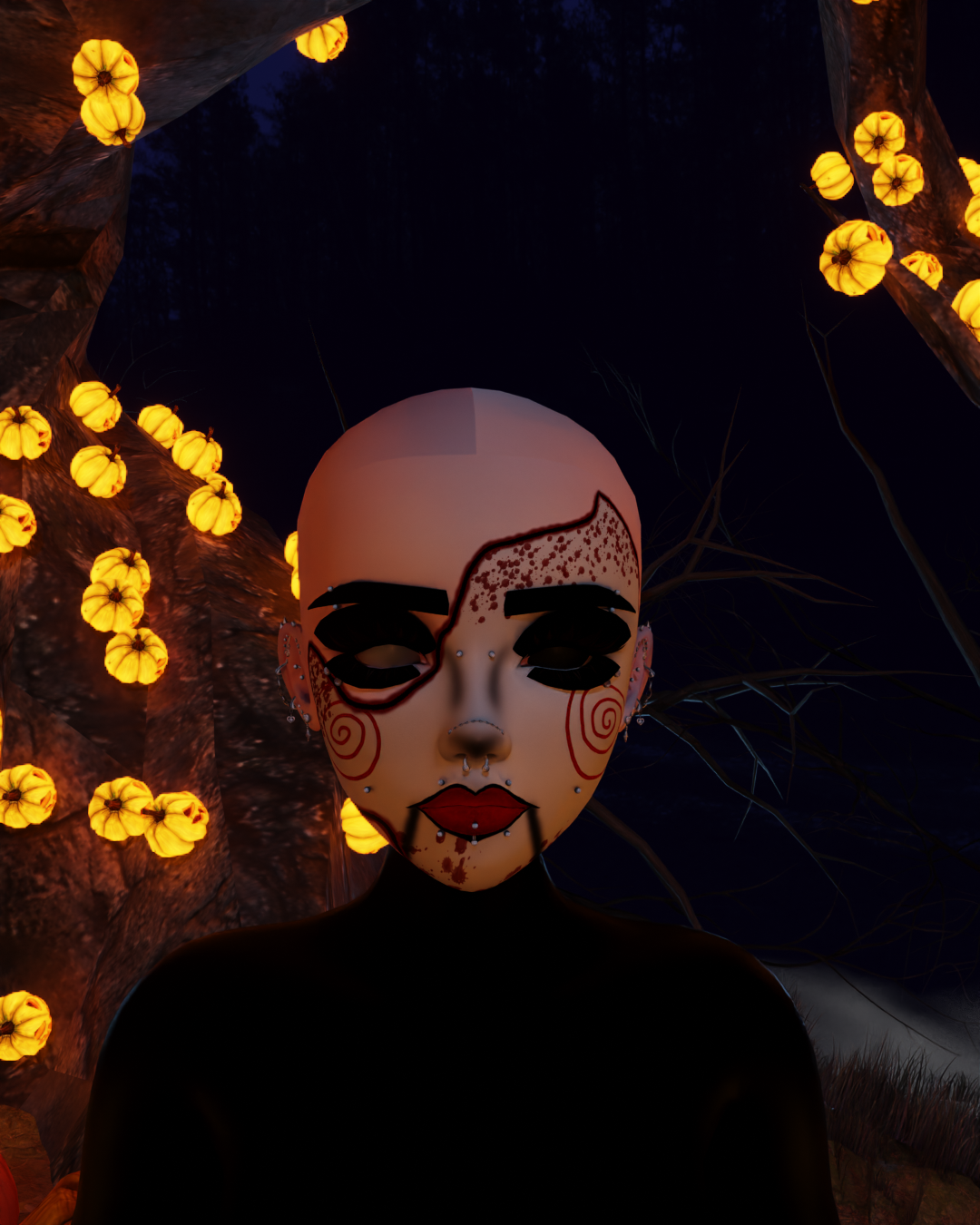 Halloween makeup set 1 {For HoneyLab head}