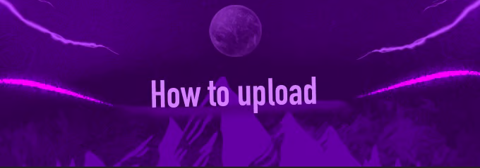 How to upload