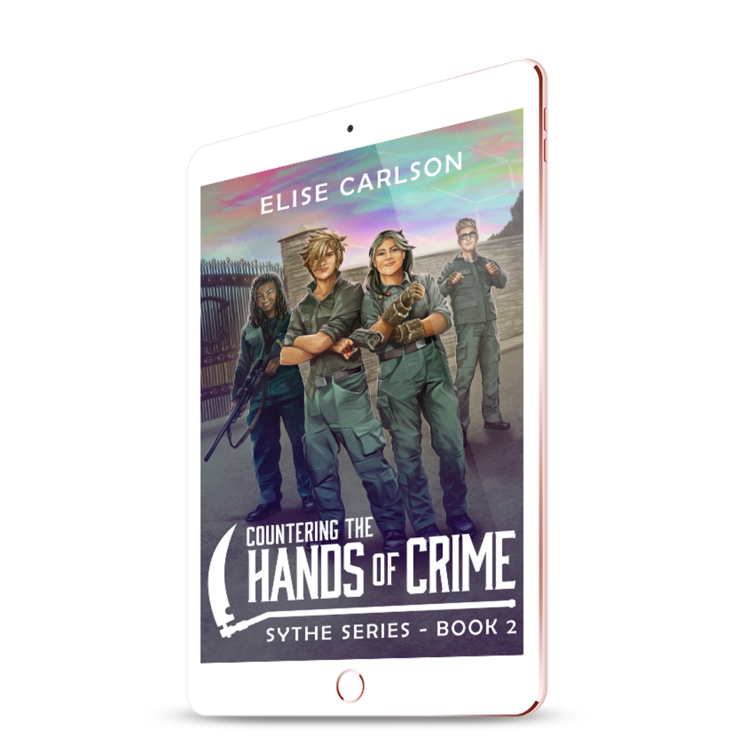 Text: Elise Carlson, Sythe Series 1. Cover Art by Lawrence Mann.