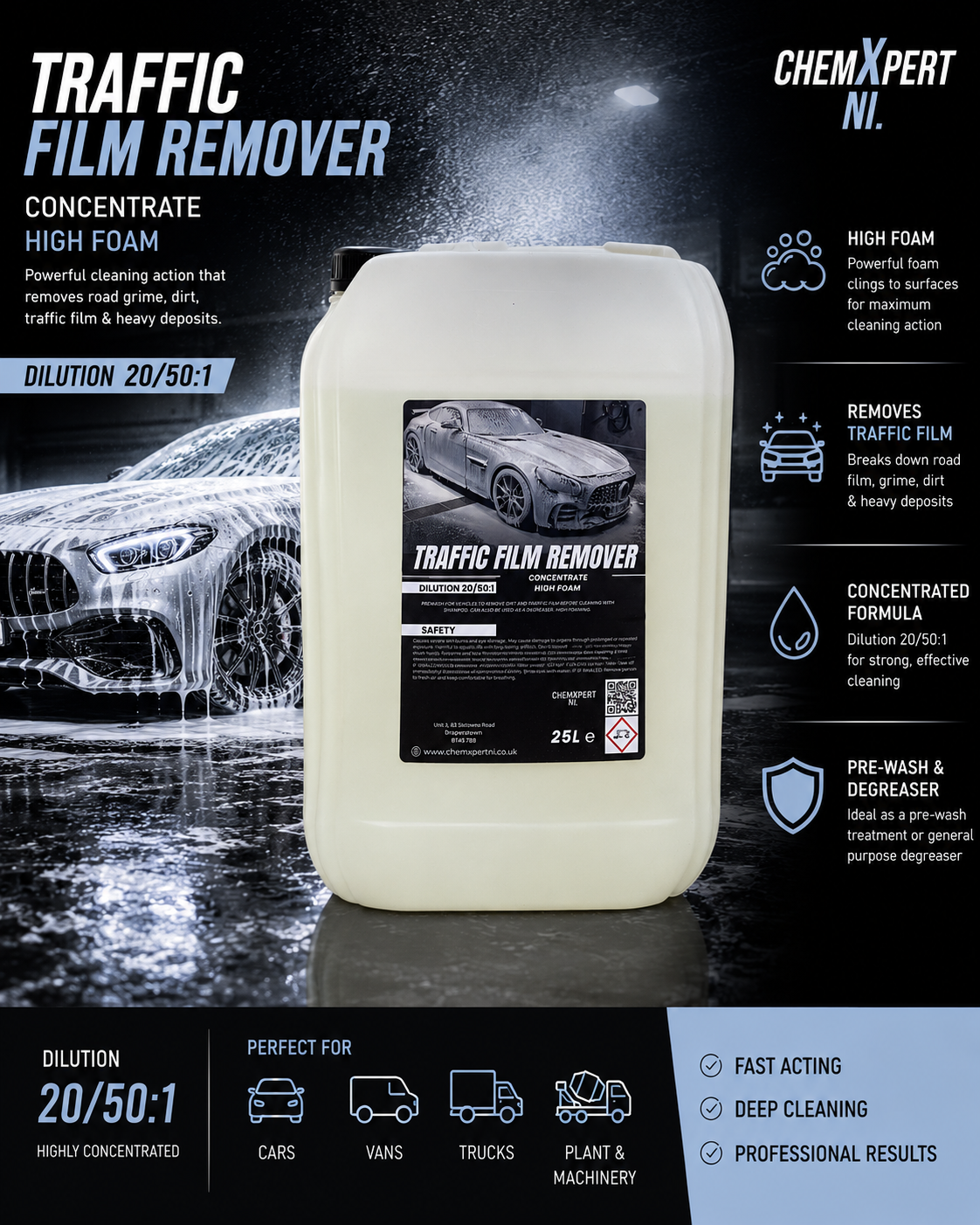 ChemXpert NI Traffic Film Remover Concentrate