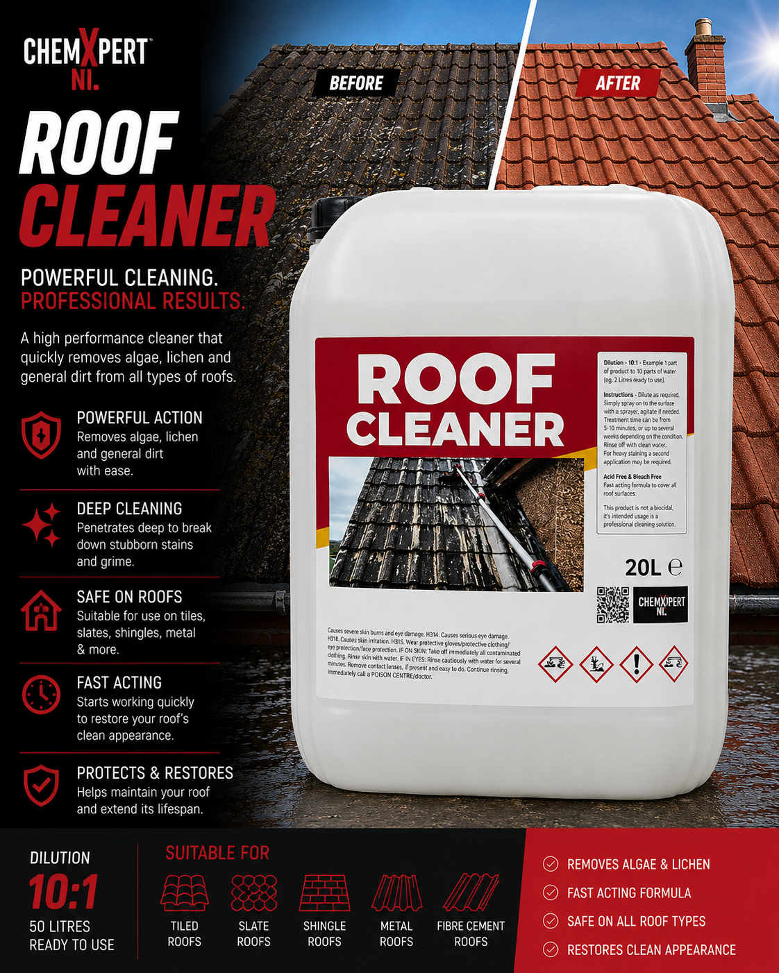 ChemXpert NI Roof Cleaner 20 litres