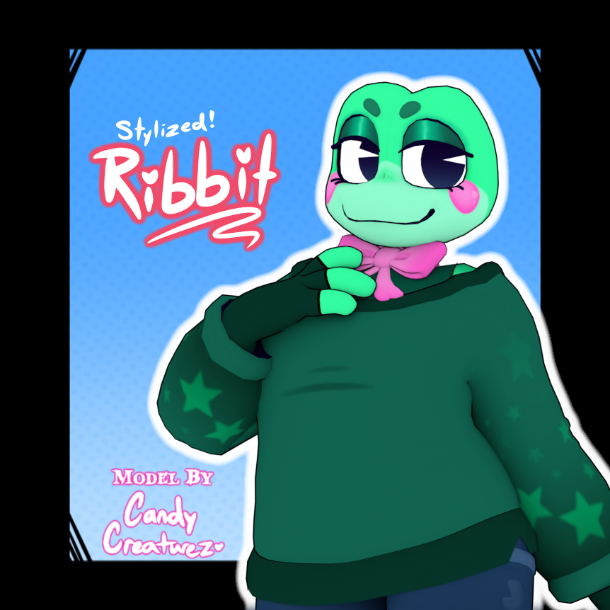 Stylized Ribbit - VRChat Avatar