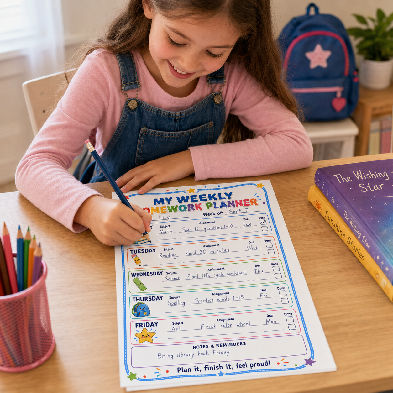 Kids Back-to-School Routine Charts – Morning to Bedtime | PDF + PNG