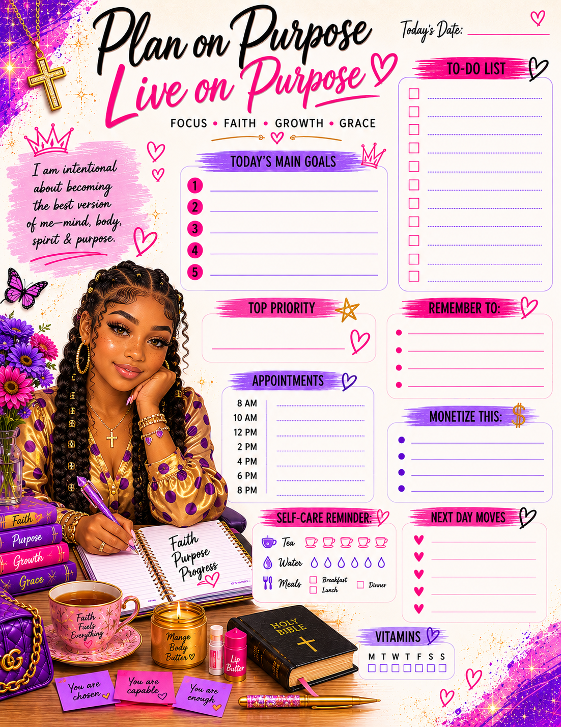 Christian Journal Planner for Women