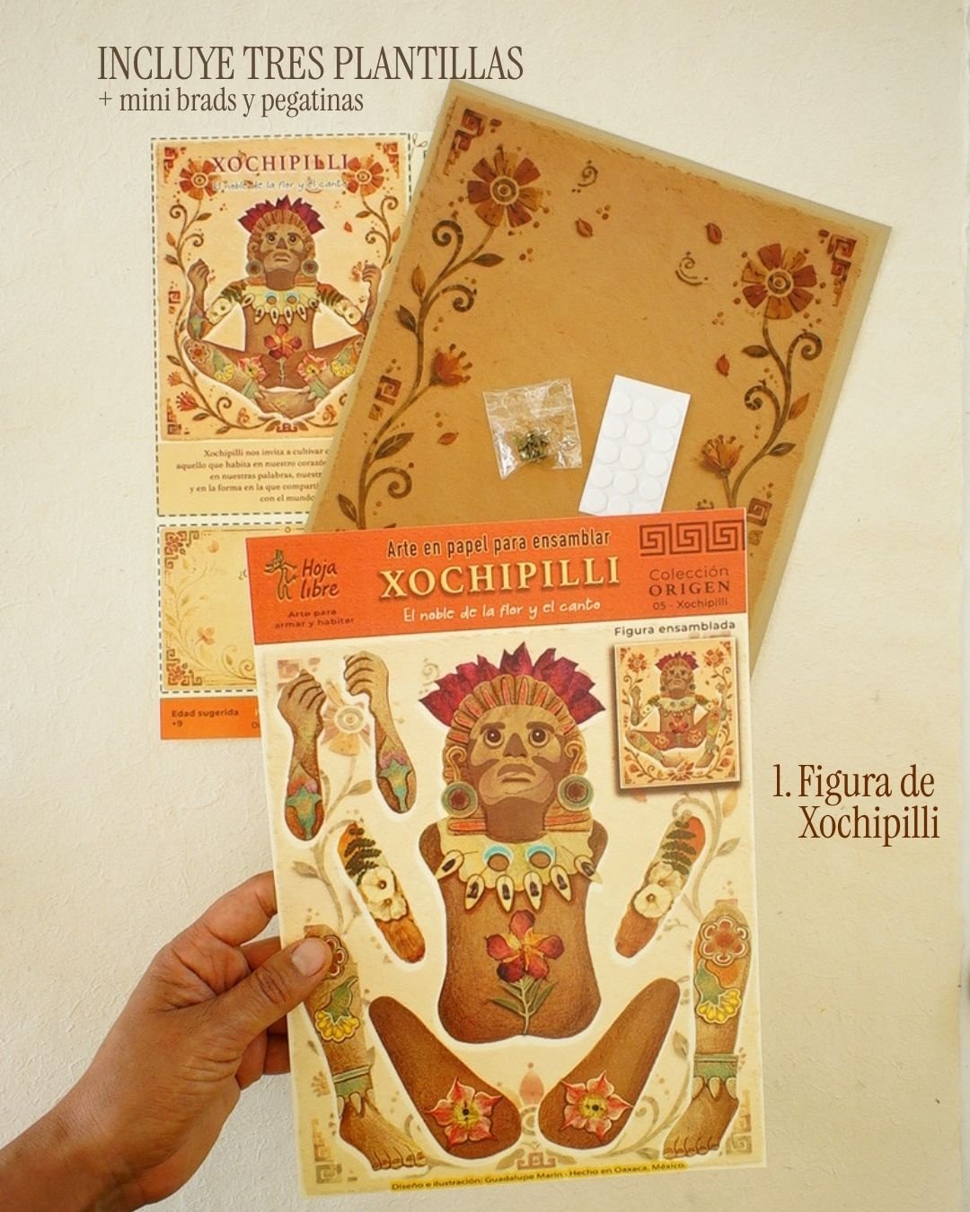 kit para ensamblar, Figuras de mesoamerica, Xochipilli