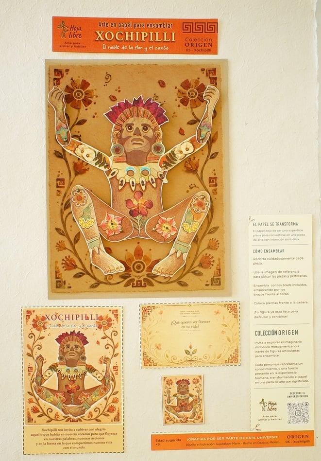 tarjeta de reflexión, postal con mensaje, sabiduría ancestral. Kit para armar en casa