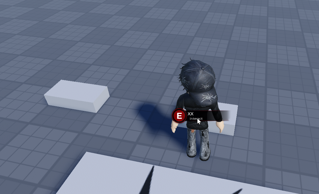 Roblox interaction prompt system