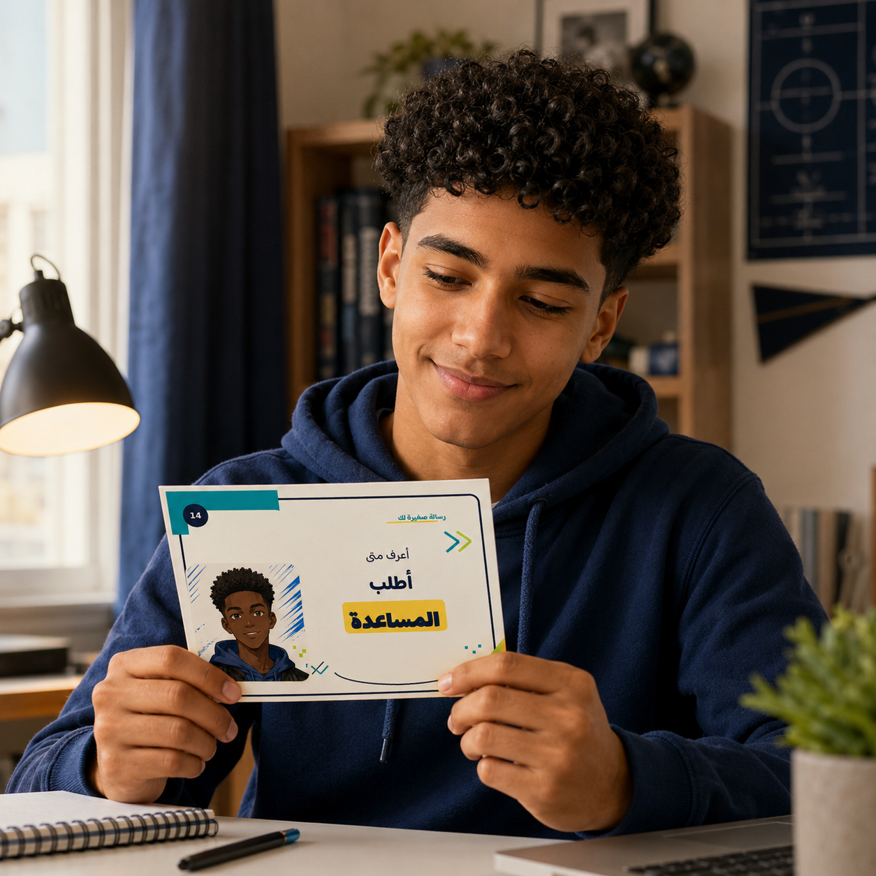 ستون بطاقة تحفيزية للمراهقين الذكور – عبارات عربية للثقة والطموح
