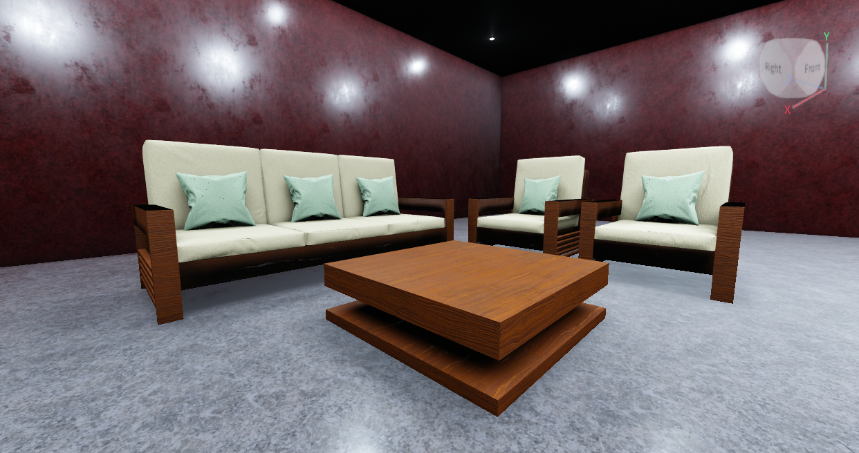 Roblox sofa furniture set