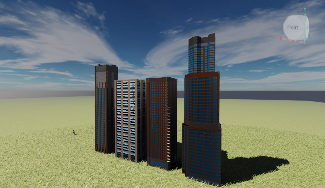 Roblox city scenery