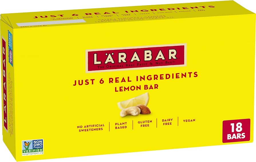 An image of the Lemon variation of Larabar.