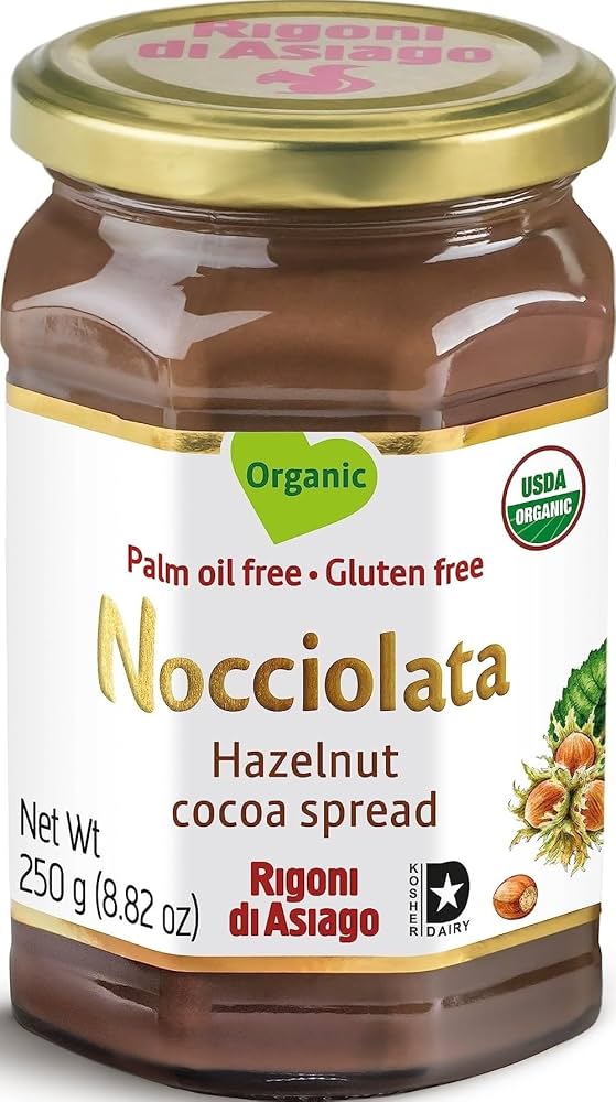 An image of Nocciolata hazelnut cocoa spread.