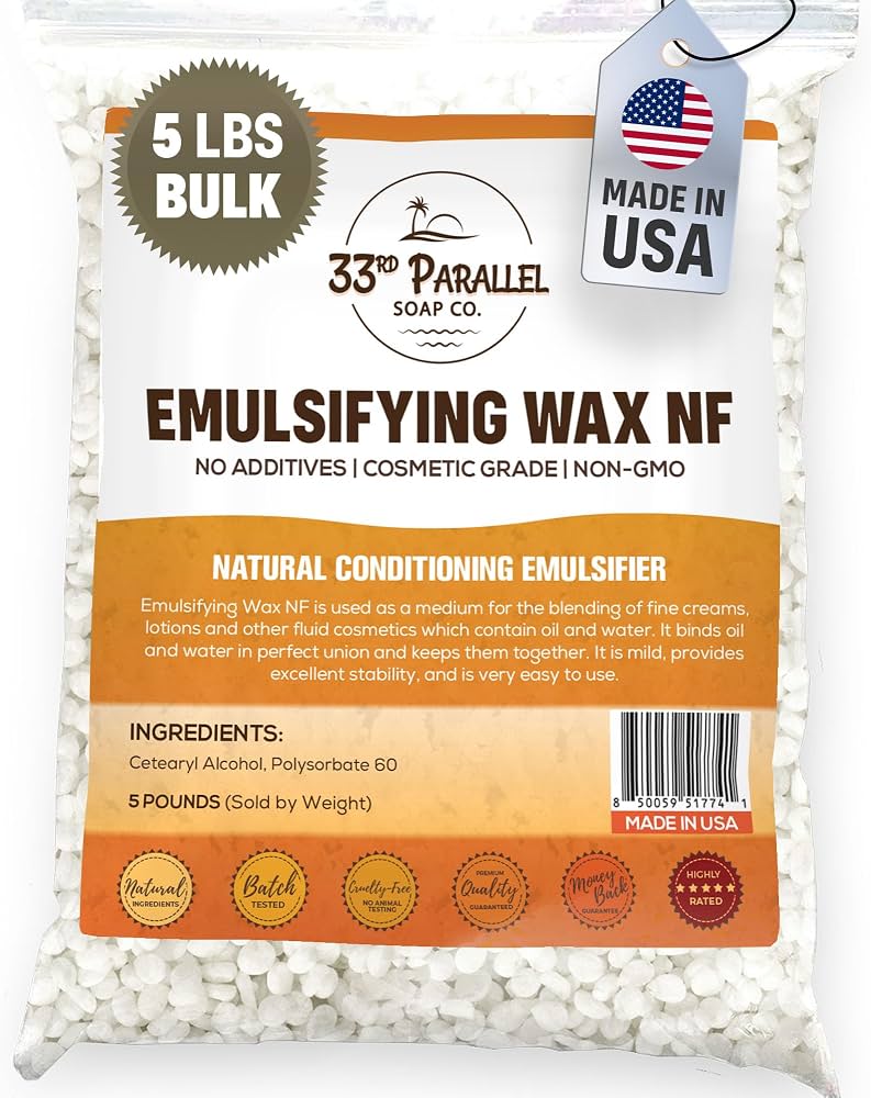 An image of emulsifying pastilles.