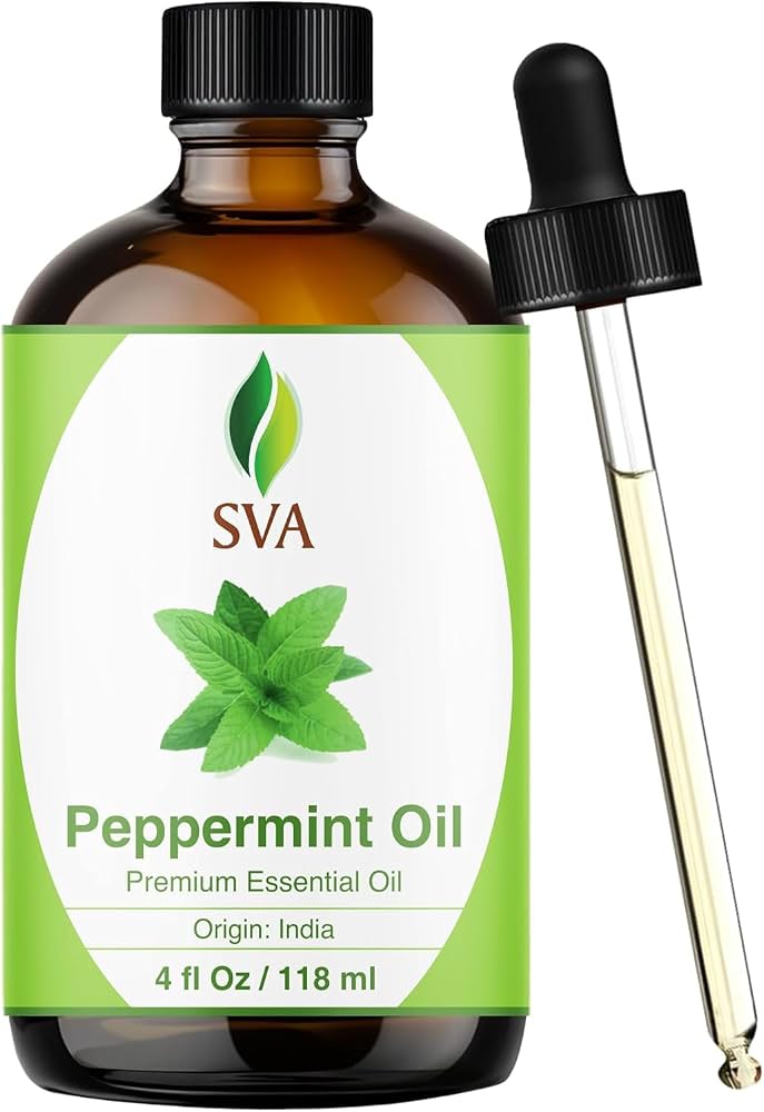 An image of peppermint essential oil.