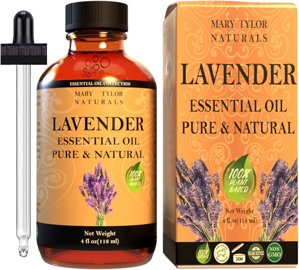 An image of lavender essential oil.