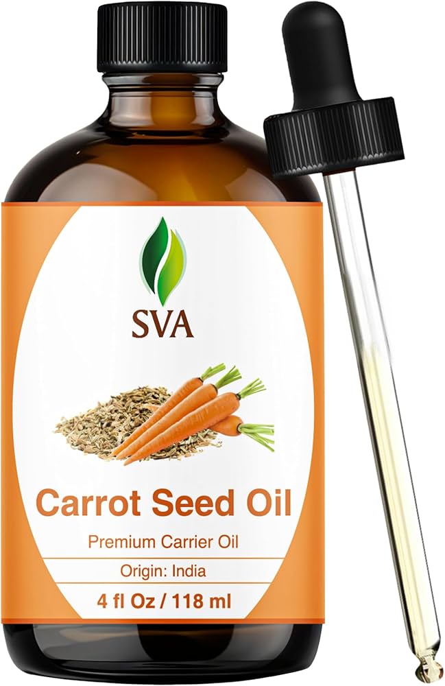 An image of carrot seed essential oil.