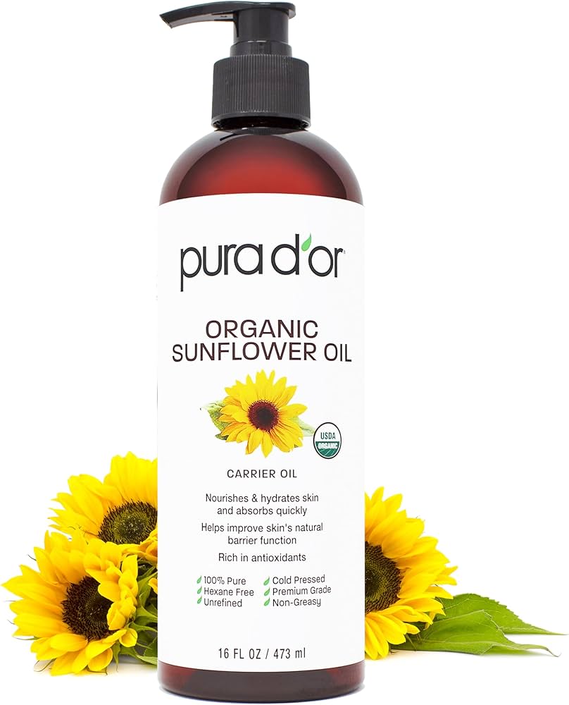 An image of organic sunflower oil.